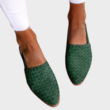 Thyra | Komfortable Vævede Slingback Flats