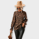 Carla - Leopardbluse
