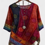 ANDREA | Bohemefarvet top