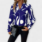 Mathilde – Moderne Mønstret Bluse