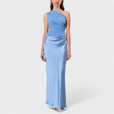 ERNA | Elegant plisseret maxikjole