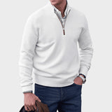 Kasper | Elegant cashmere sweater med lynlås