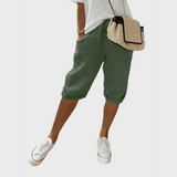 Mia – Lette Bomulds- og Linned-shorts