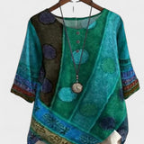 ANDREA | Bohemefarvet top
