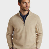 Kasper | Elegant cashmere sweater med lynlås