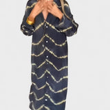 KIM | Boho stribet maxi-kjole