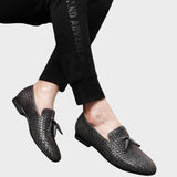 William | Vævede Læder Slip-On Loafers