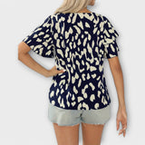 Josefine - Casual bluse med rund hals