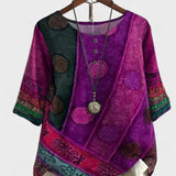 ANDREA | Bohemefarvet top