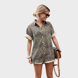Nikki - Leopard Print Jumpsuit