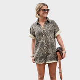 Nikki - Leopard Print Jumpsuit