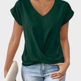MIA | CASUAL T-SHIRT WITH V-NECK