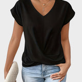 MIA | CASUAL T-SHIRT WITH V-NECK