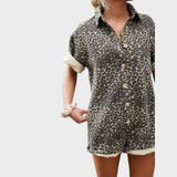 Nikki - Leopard Print Jumpsuit