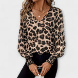 Stine - Stilet Leopard Bluse