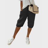 Mia – Lette Bomulds- og Linned-shorts