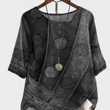 ANDREA | Bohemefarvet top
