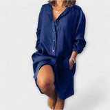 Clara - Casual bluse i hør
