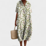 ODA | Elegant blomstret kjole