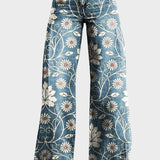 Amara™ | Boho Blomstrede Wide-Leg Bukser