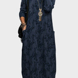 Cassie™ - Casual Rund Hals Vinterkjole