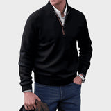 Kasper | Elegant cashmere sweater med lynlås
