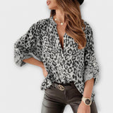 Clara - Moderne Leopard Bluse