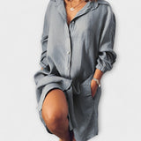 Clara - Casual bluse i hør