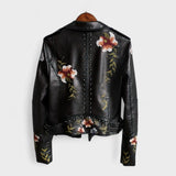 Lotte | Stilfuld Floral Biker Jakke