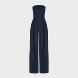 CLARA | Stilfuld stropløs jumpsuit