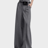 Stinna | Stilfulde Wide-Leg Bukser med Slids