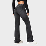 Zelia - Vintage Flare Jeans med Mellemhøj Talje