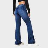 Zelia - Vintage Flare Jeans med Mellemhøj Talje