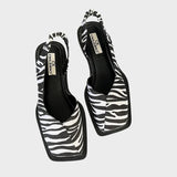 Lea™ | Slingback Sandaler med Firkantet Tå