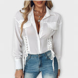 Line - Langærmet bluse