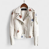Lotte | Stilfuld Floral Biker Jakke