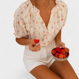 PAULA | Blomsterbluse med sommerlig charme