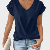 MIA | CASUAL T-SHIRT WITH V-NECK