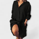 Clara - Casual bluse i hør