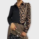 Lise - Leopardbluse
