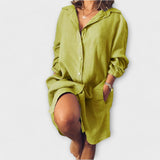 Clara - Casual bluse i hør
