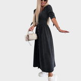 Ava™ | Strålende Denimkjole