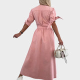 Ava™ | Strålende Denimkjole