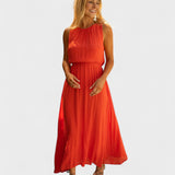 DAGNY | Sommerkjolen Orange