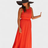 DAGNY | Sommerkjolen Orange