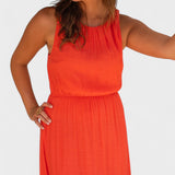 DAGNY | Sommerkjolen Orange