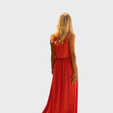 DAGNY | Sommerkjolen Orange