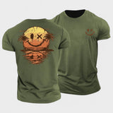 BERTRAM | Sommerlig Smiley Hav T-shirt