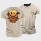BERTRAM | Sommerlig Smiley Hav T-shirt