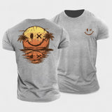 BERTRAM | Sommerlig Smiley Hav T-shirt